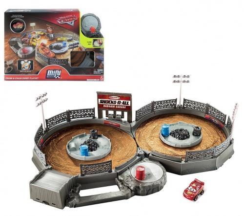 Disney Pixar Cars Mini Racers Crank and Crash Derby Playset Supply